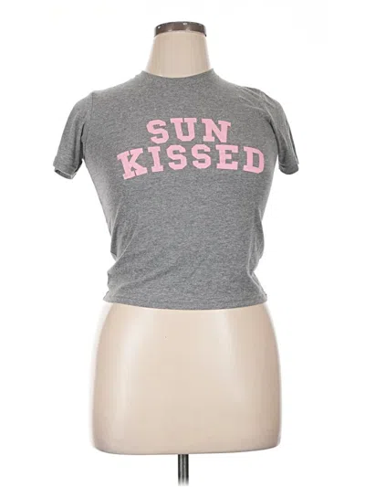 Pre-owned Next Level Apparel Short Sleeve T-shirt In Gray