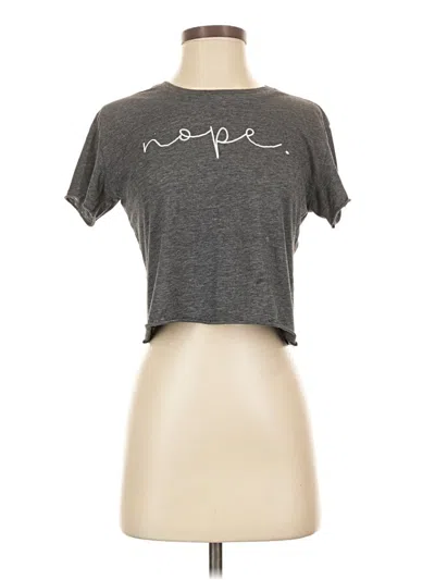 Pre-owned Next Level Apparel Short Sleeve T-shirt In Gray