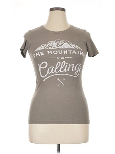 Pre-owned Next Level Apparel Short Sleeve T-shirt In Gray