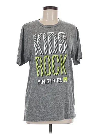Pre-owned Next Level Apparel Short Sleeve T-shirt In Gray