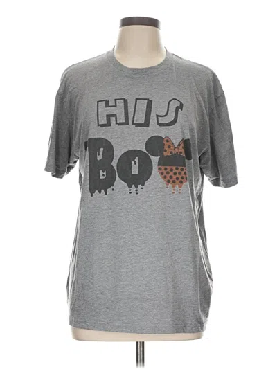 Pre-owned Next Level Apparel Short Sleeve T-shirt In Gray