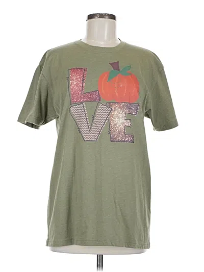 Pre-owned Next Level Apparel Short Sleeve T-shirt In Green