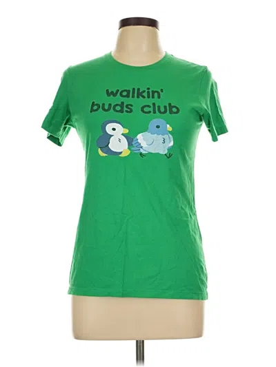 Pre-owned Next Level Apparel Short Sleeve T-shirt In Green