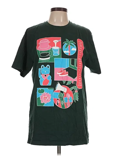 Pre-owned Next Level Apparel Short Sleeve T-shirt In Green