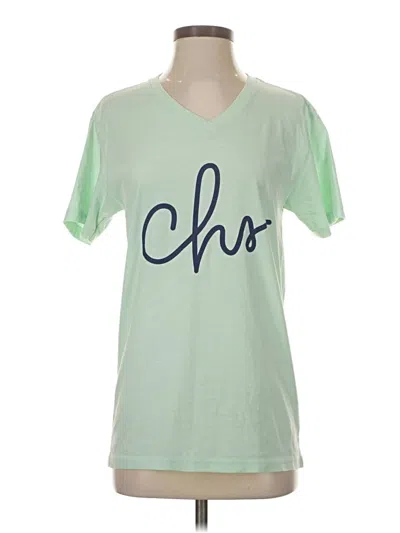 Pre-owned Next Level Apparel Short Sleeve T-shirt In Green