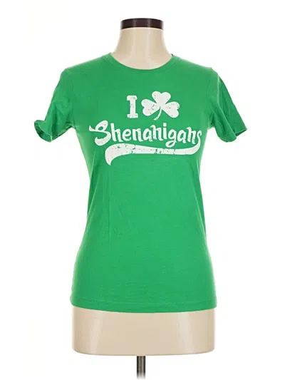 Pre-owned Next Level Apparel Short Sleeve T-shirt In Green