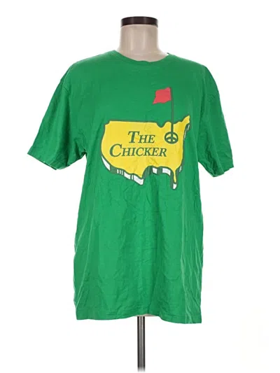 Pre-owned Next Level Apparel Short Sleeve T-shirt In Green