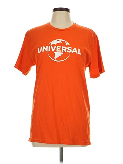 Pre-owned Next Level Apparel Short Sleeve T-shirt In Orange