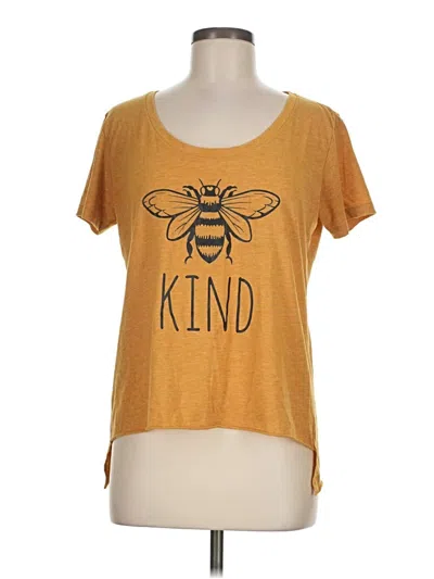 Pre-owned Next Level Apparel Short Sleeve T-shirt In Orange