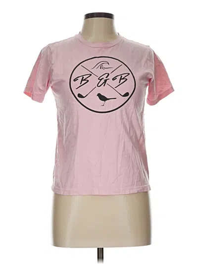 Pre-owned Next Level Apparel Short Sleeve T-shirt In Pink