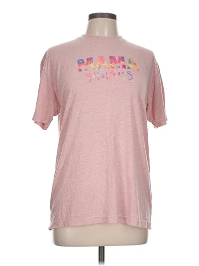 Pre-owned Next Level Apparel Short Sleeve T-shirt In Pink
