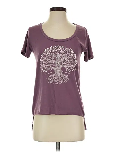 Pre-owned Next Level Apparel Short Sleeve T-shirt In Purple