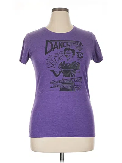 Pre-owned Next Level Apparel Short Sleeve T-shirt In Purple
