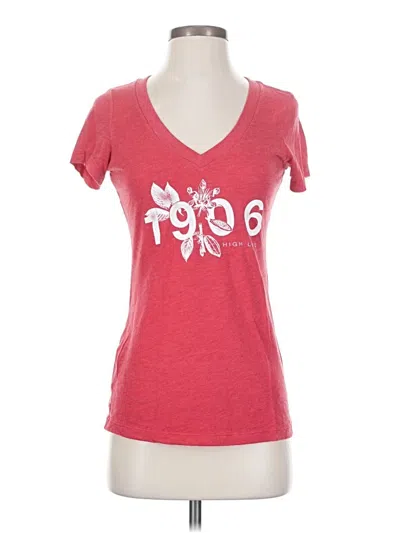 Pre-owned Next Level Apparel Short Sleeve T-shirt In Red