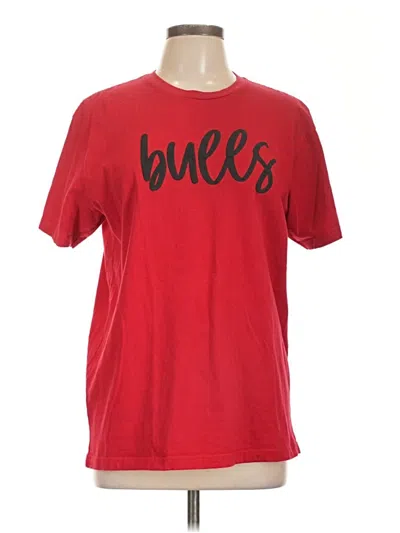 Pre-owned Next Level Apparel Short Sleeve T-shirt In Red
