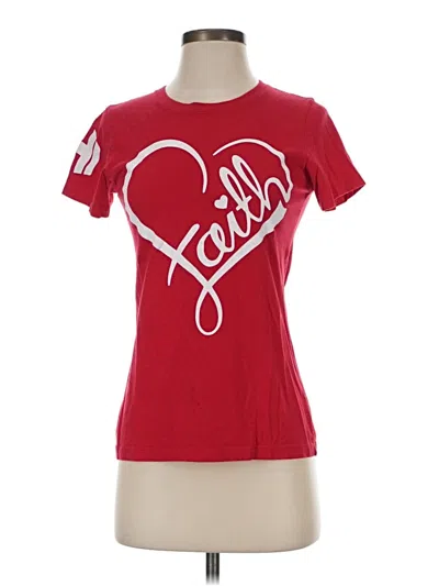 Pre-owned Next Level Apparel Short Sleeve T-shirt In Red