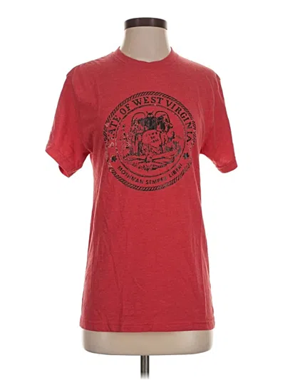 Pre-owned Next Level Apparel Short Sleeve T-shirt In Red