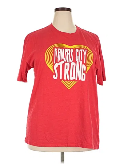 Pre-owned Next Level Apparel Short Sleeve T-shirt In Red
