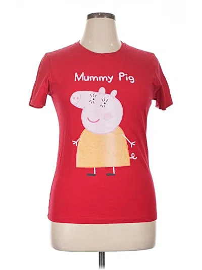 Pre-owned Next Level Apparel Short Sleeve T-shirt In Red