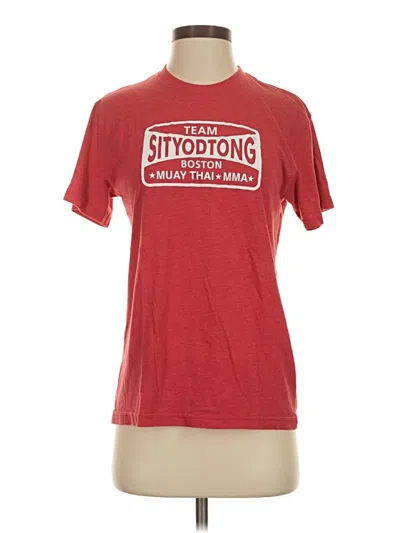 Pre-owned Next Level Apparel Short Sleeve T-shirt In Red