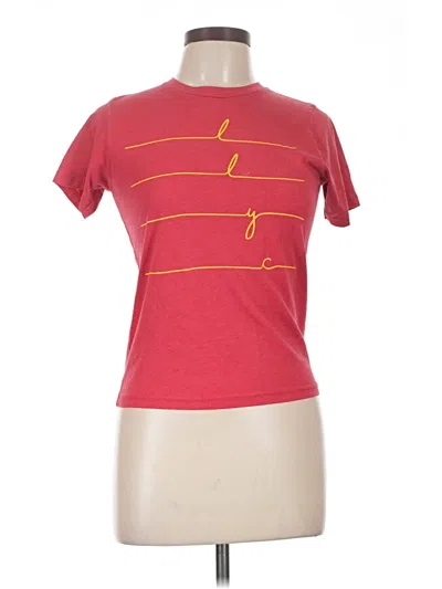 Pre-owned Next Level Apparel Short Sleeve T-shirt In Red