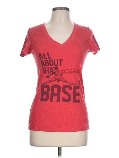 Pre-owned Next Level Apparel Short Sleeve T-shirt In Red