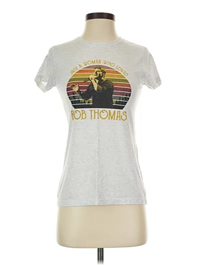 Pre-owned Next Level Apparel Short Sleeve T-shirt In Silver