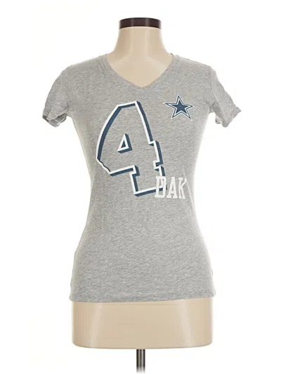 Pre-owned Next Level Apparel Short Sleeve T-shirt In Silver