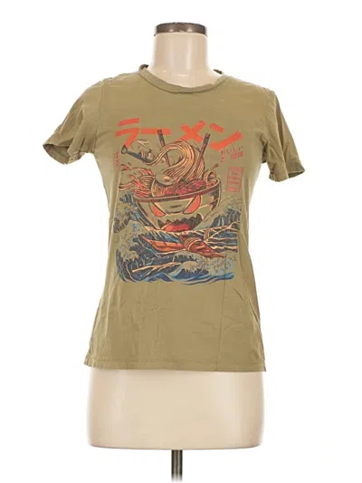 Pre-owned Next Level Apparel Short Sleeve T-shirt In Tan