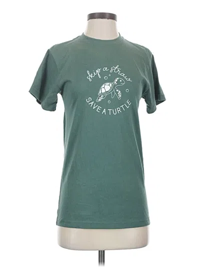 Pre-owned Next Level Apparel Short Sleeve T-shirt In Teal