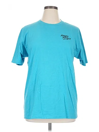 Pre-owned Next Level Apparel Short Sleeve T-shirt In Teal
