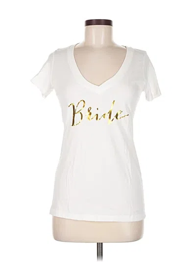 Pre-owned Next Level Apparel Short Sleeve T-shirt In White