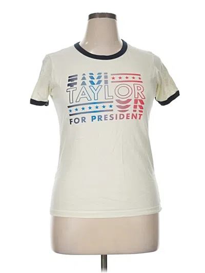 Pre-owned Next Level Apparel Short Sleeve T-shirt In White