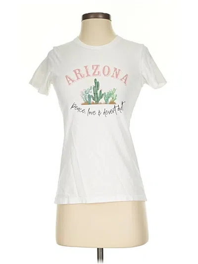 Pre-owned Next Level Apparel Short Sleeve T-shirt In White