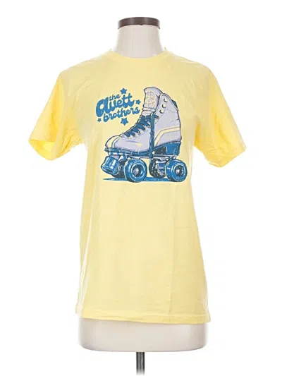 Pre-owned Next Level Apparel Short Sleeve T-shirt In Yellow