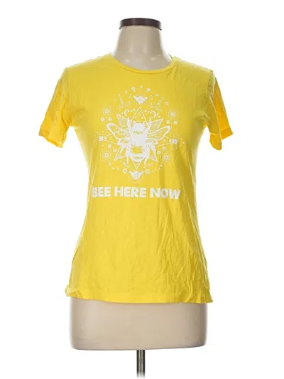 Pre-owned Next Level Apparel Short Sleeve T-shirt In Yellow