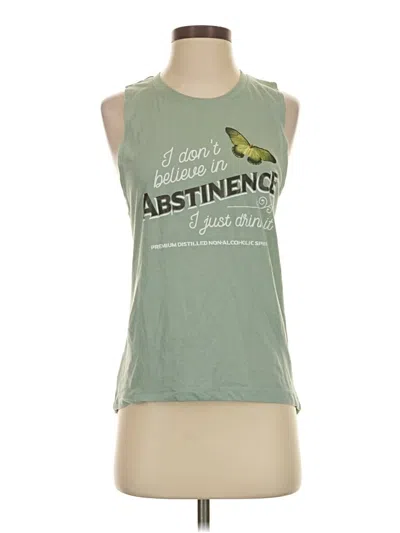 Pre-owned Next Level Apparel Sleeveless T-shirt In Green