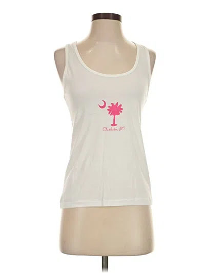 Pre-owned Next Level Apparel Sleeveless T-shirt In Ivory