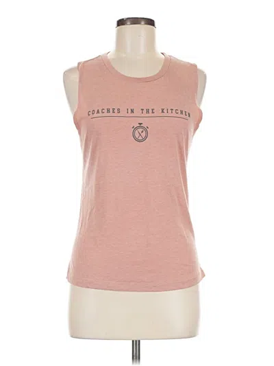 Pre-owned Next Level Apparel Sleeveless T-shirt In Pink