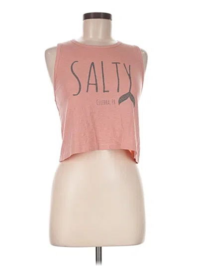Pre-owned Next Level Apparel Sleeveless T-shirt In Pink