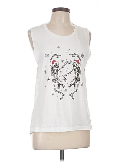Pre-owned Next Level Apparel Sleeveless T-shirt In White