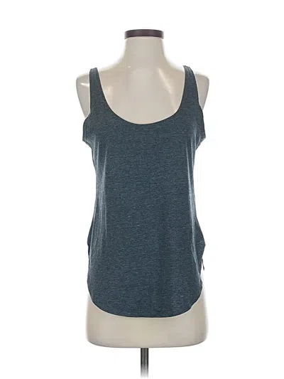 Pre-owned Next Level Apparel Tank Top Gray Strapless Neckline Tops