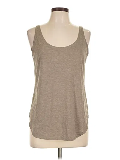 Pre-owned Next Level Apparel Tank Top Tan Strapless Neckline Tops