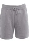 Next Level Fleece Sweat Shorts In Gray