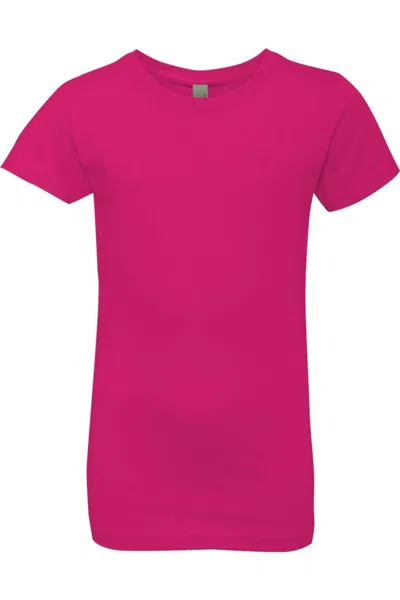 Next Level Kids' Girls Cotton Princess T-shirt In Multi