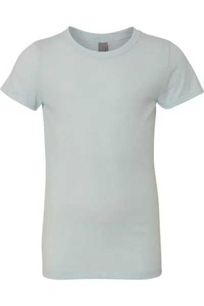 Next Level Kids' Girls Cvc Princess T-shirt In Blue