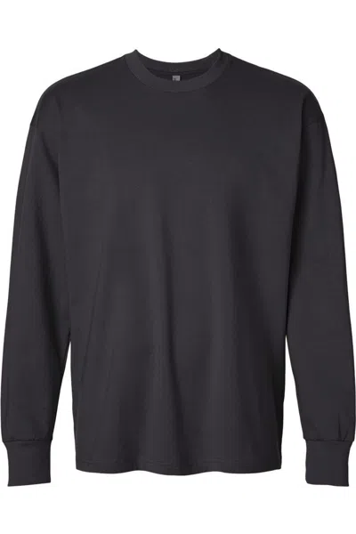 Next Level Heavyweight Long Sleeve T-shirt In Black