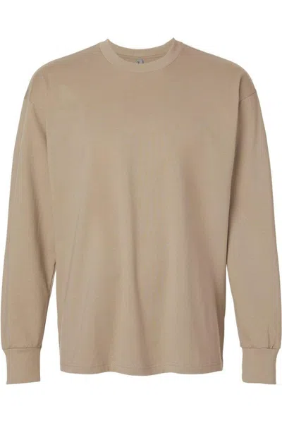 Next Level Heavyweight Long Sleeve T-shirt In Neutral