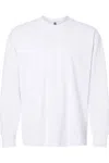 Next Level Unisex Triblend Long Sleeve T-shirt In White
