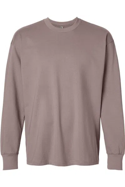 Next Level Heavyweight Long Sleeve T-shirt In Pink
